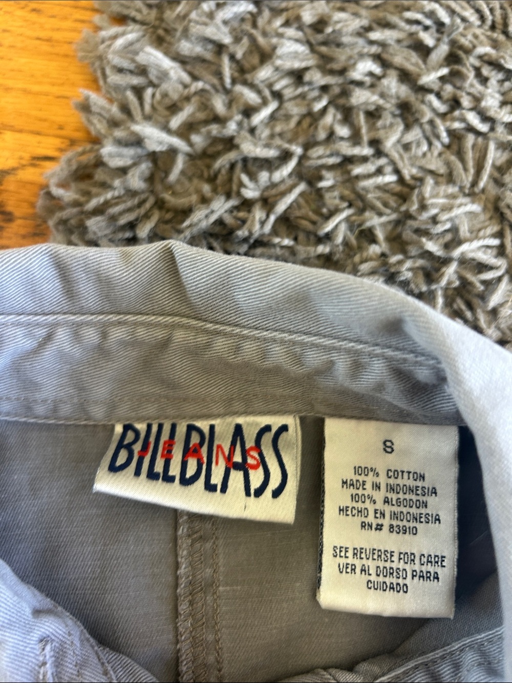 Bill Blass Jeans Vintage Sleeveless Button-Front Denim Dress in Light Gray Sz 8 - Picture 5 of 9